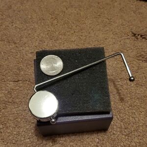 Silver Pocket Watch with Chain